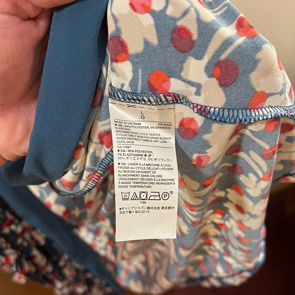 Banana Republic Floral Long Sleeve Wrap Dress - Picture 7 of 7
